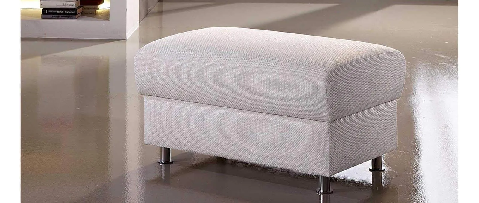HAMBURG DELUXE Hocker mit Stauraum von sofaplus