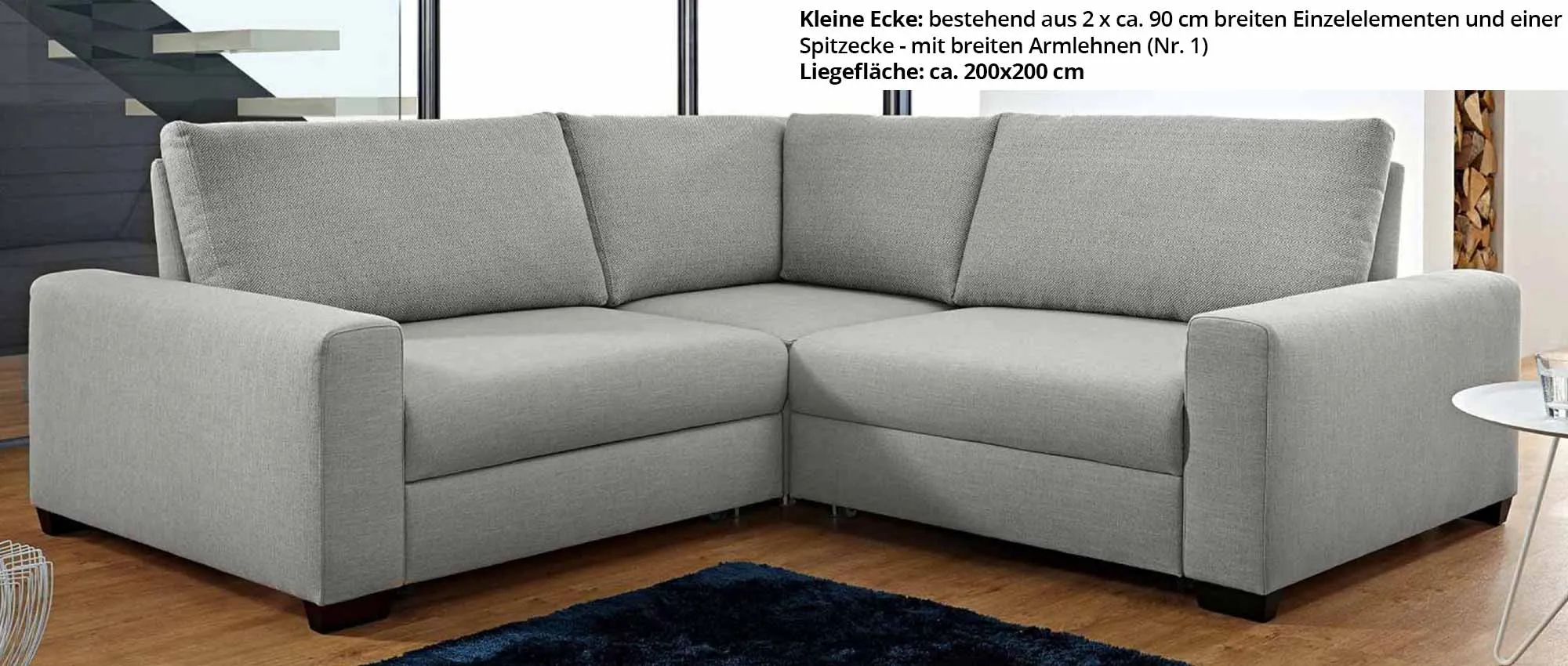 FRANKFURT DELUXE Eckschlafsofa von sofaplus