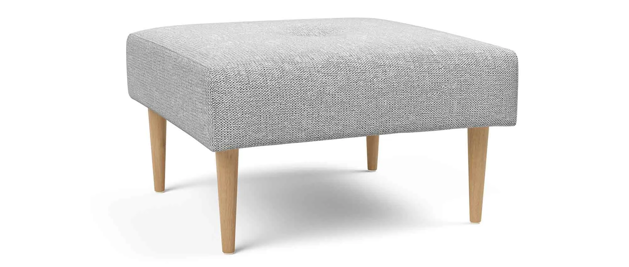 RECAST Hocker von Innovation mit hellen Styletto Holzfüßen