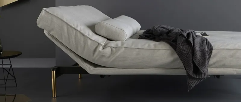 Zwei ELLIPSE Kissen als Nackenkissen - Stoff Mixed Dance Natural (527)