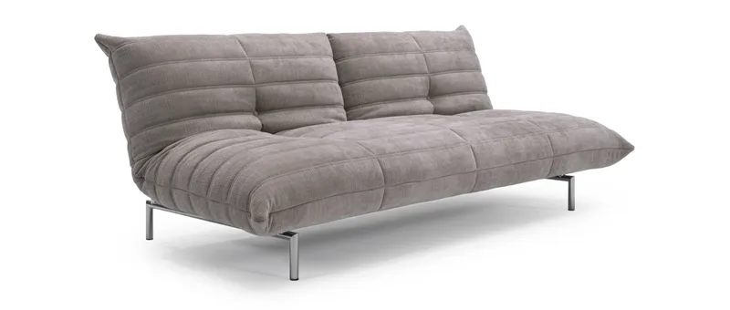 Das MIKUNJO Schlafsofa von Innovation im regulären Stoff Esina Truffle (418)