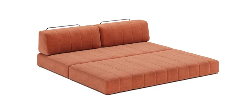 Als vollwertiges Doppelbett hat das Innovation COZYPAD Schlafsofa eine Liegefläche von ca. 200x200 cm