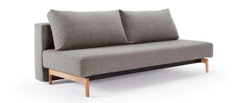 Das Innovation TRYM Schlafsofa im Stoff Mixed Dance Grau (521)