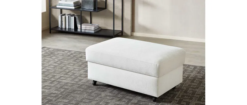 FREIBURG DELUXE Hocker, ca. L 91 cm, H 43 cm, T 57 cm, SH 43 cm, mit Stauraum