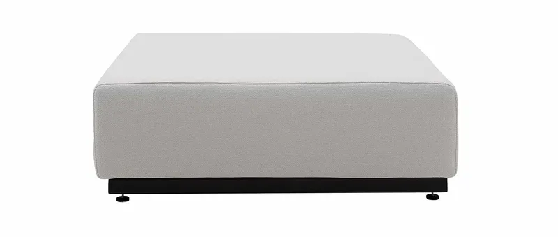 Der NEVADA Hocker von Softline im Stoff Nordic - Ecru (482)