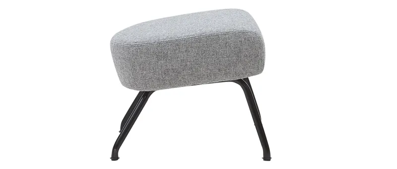 HAVANA Fußhocker von Softline mit schwarzem Metallgestell