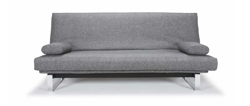Zwei ELLIPSE Kissen als Armlehn-Kissen auf dem MINIMUM Schlafsofa von Innovation