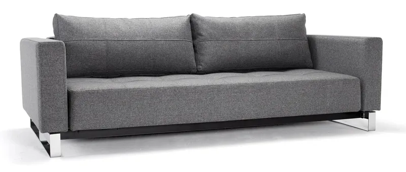 Das CASSIUS DELUXE EXCESS Schlafsofa von Innovation im Stoff Twist Charcoal (563)