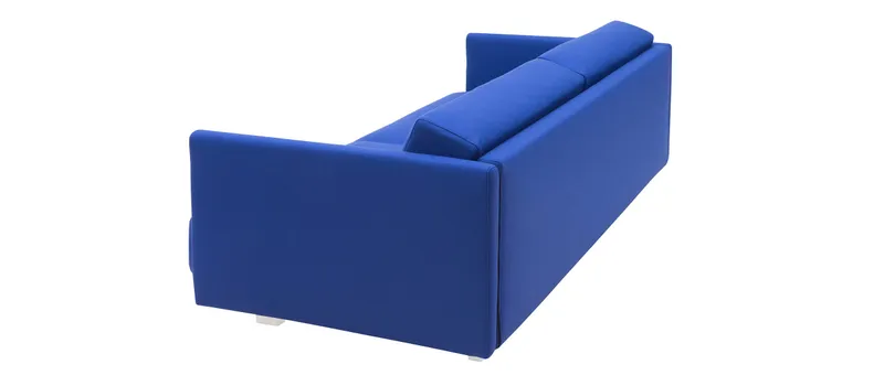 Der Bezug des MEGHAN Schlafsofas von Softline ist komplett abnehmbar und daher leicht zu reinigen