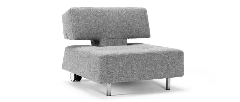 Der LONG HORN EXCESS Sessel von Innovation im Stoff Twist Granite (565)