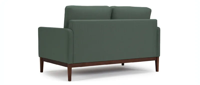 Das Designer Sofa GÖTEBORG ist auch auf der Rückseite in Ihrer Stoff- oder Lederauswahl bezogen