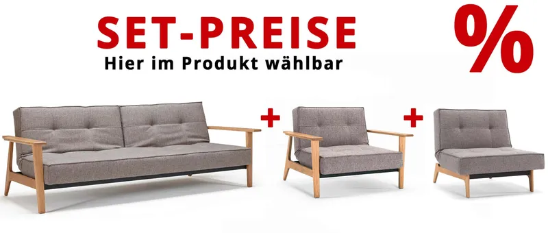SPLITBACK Sessel (klappbar) zum günstigeren Set-Preis gleich unten mitbestellen