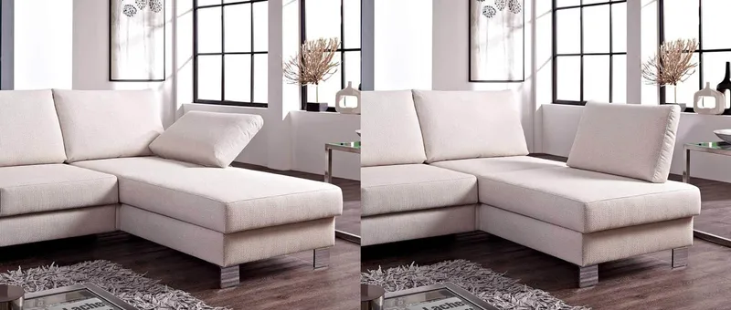 Das Steckkissen dient als Rückenlehne für einen zusätzlichen Sitzplatz auf dem Longchair