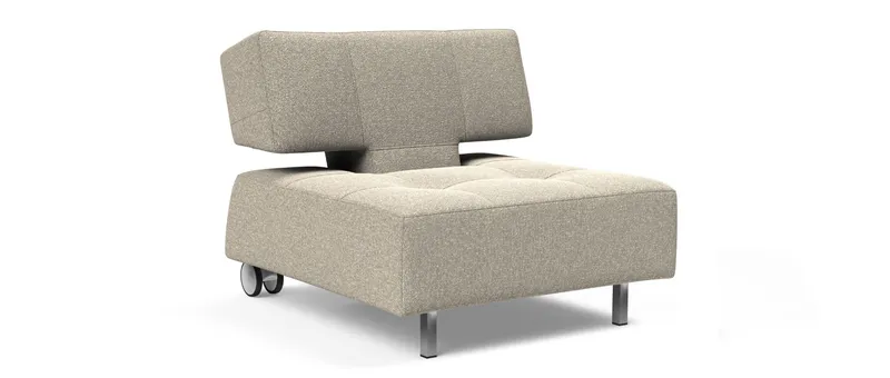 LONG HORN EXCESS Klappsessel von Innovation im Stoff Boucle Beige (539)