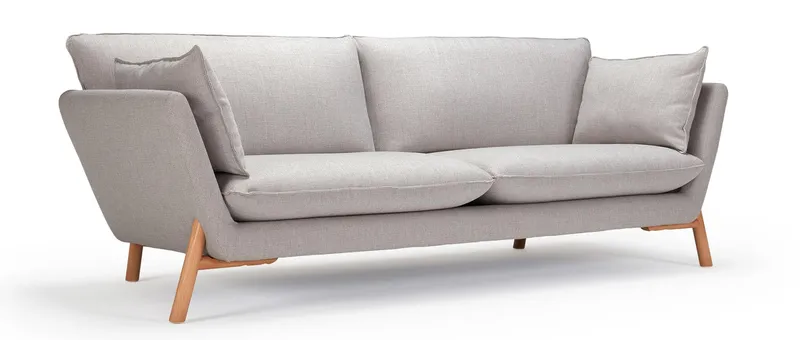 Hier das 3-Sitzer Designer Sofa HALDEN 