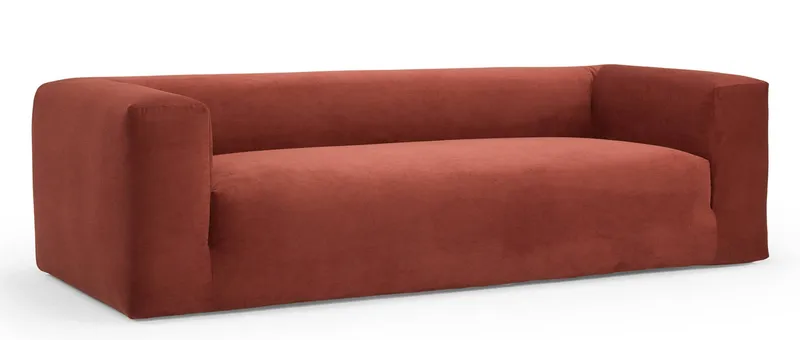 Das AALBORG Bigsofa als 3-Sitzer mit breiten Armlehnen im dänischen Design