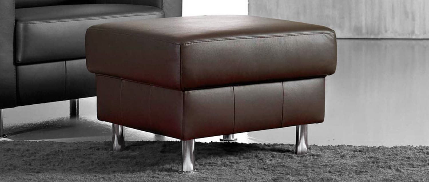 Kleiner Hocker BERLIN DELUXE von sofaplus mysofabed.de