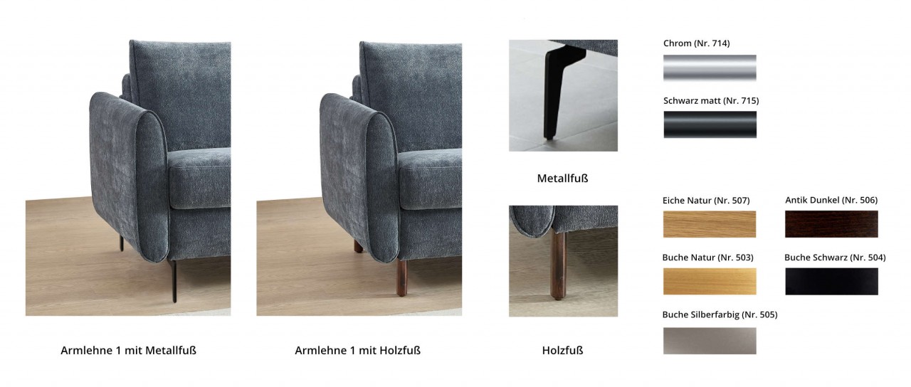 AACHEN DELUXE Schlafsofa von sofaplus